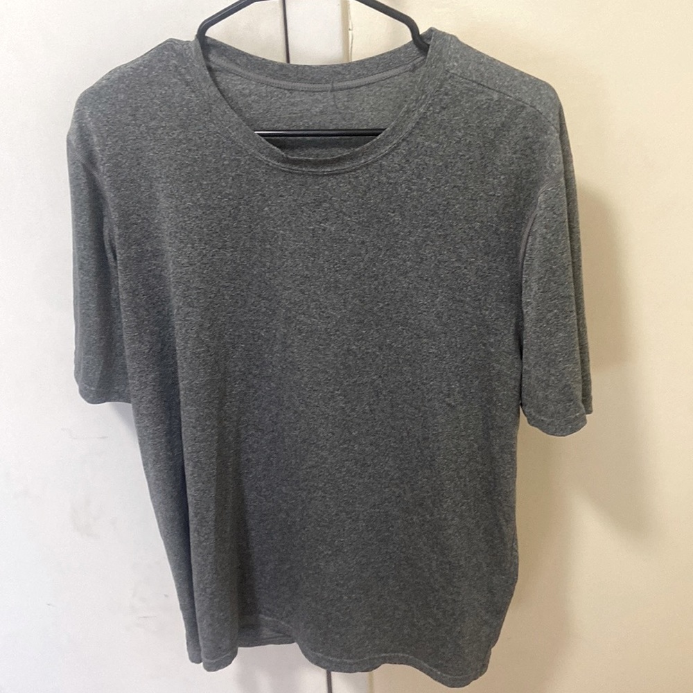 Grey / gray athletic shirt